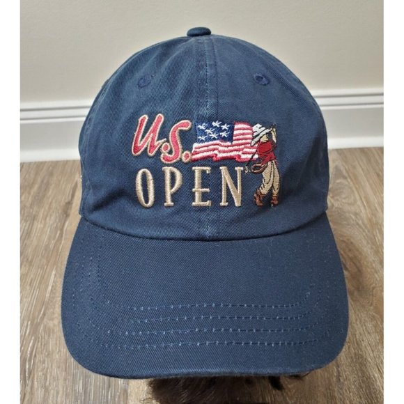 US Open Pinehurst No. 2 2005 Navy Strap Back Baseball Cap Imperial Cotton OS - Picture 1 of 10